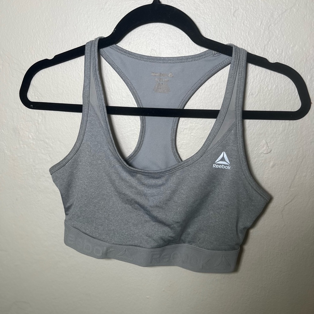 Reebok Women's Charcoal Sports Bra